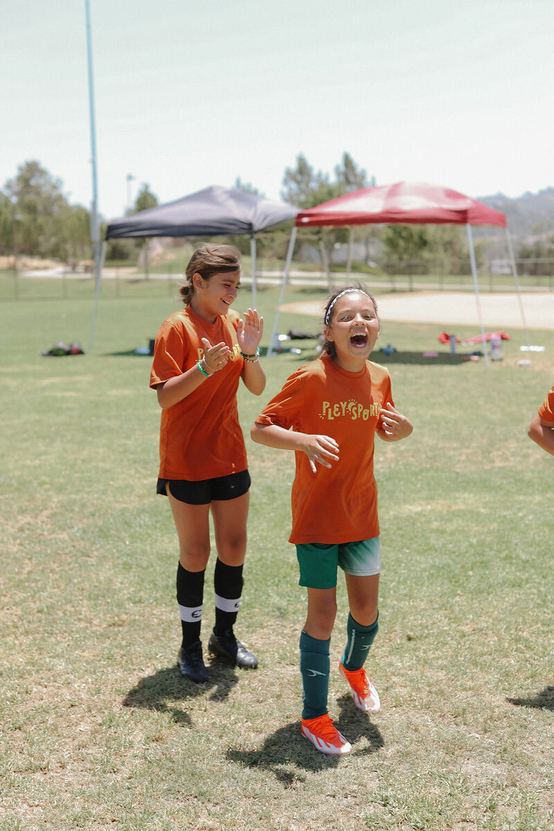kids soccer program at Oak Riparian Park