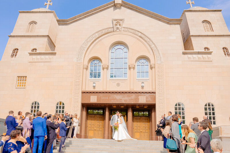 St Sophia's Greek Orthodox Church Wedding in the Spring in DC