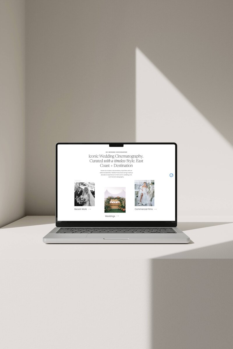 Showit-videography-website