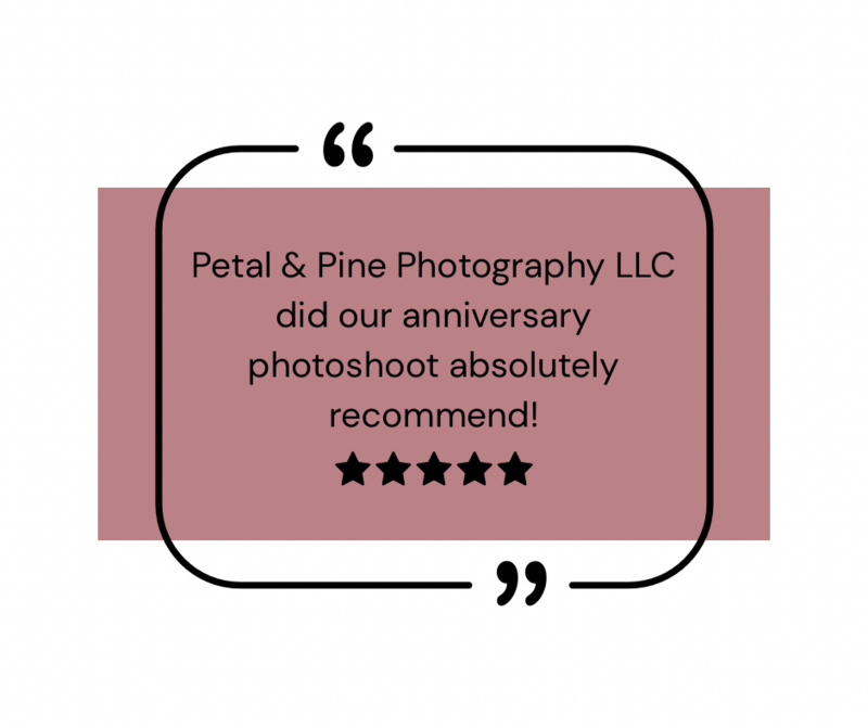 Petal & Pine Photography client review