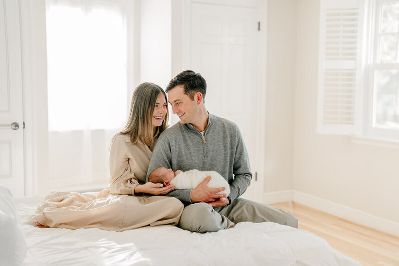 Photo by South Shore newborn photographer Christina Runnals