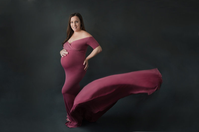 Studio Maternity Pregnancy Portraiture