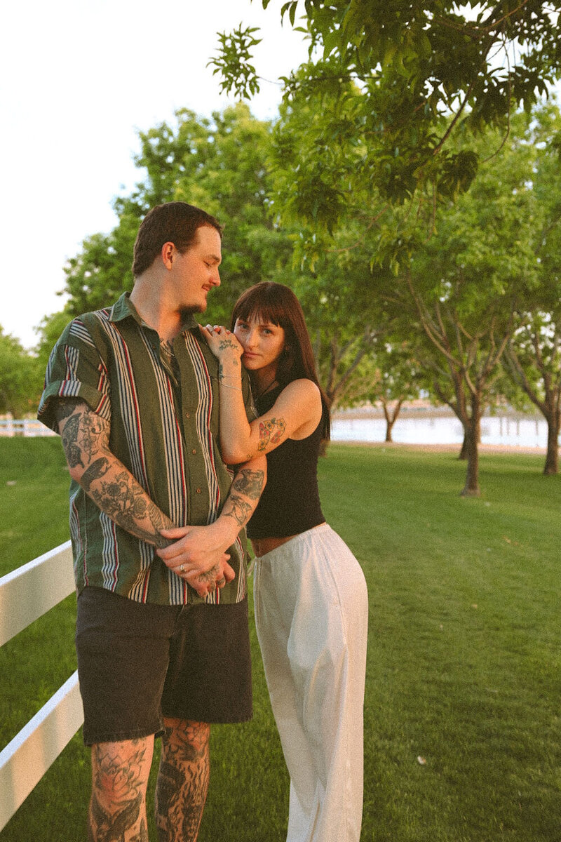 Family photography session at golden hour in Mesa, Arizona — capturing connection and joy.