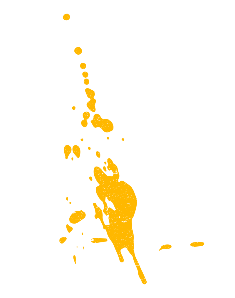 Yellow Paint Splatter graphic accent