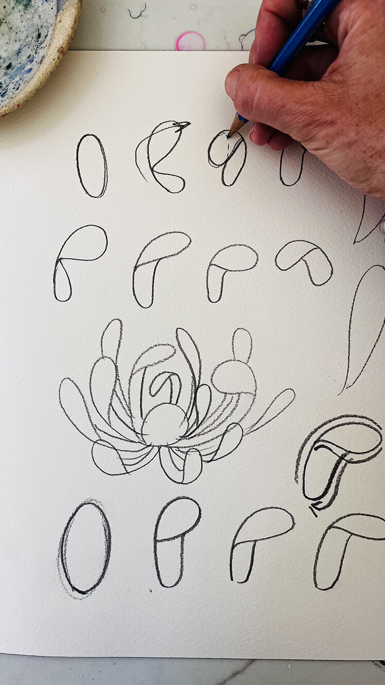 ewcc flower sketch