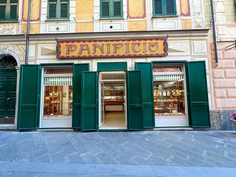 Torta di noci at Panificio Pinamonti in Santa Margherita Ligure, Italy.