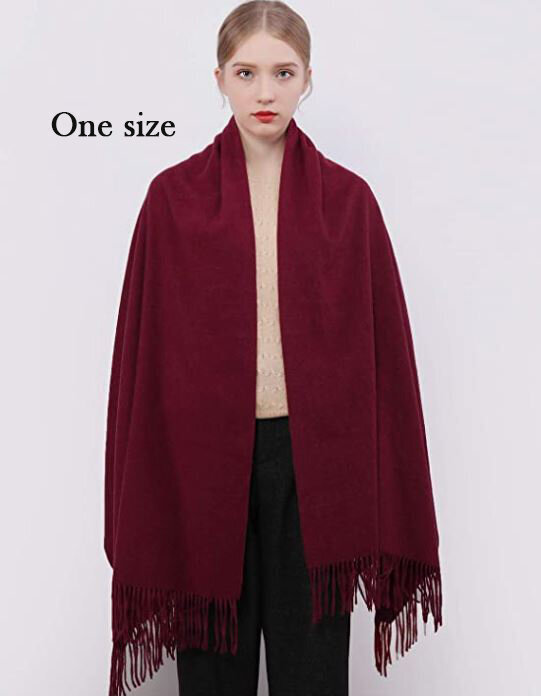 Maroon shawl