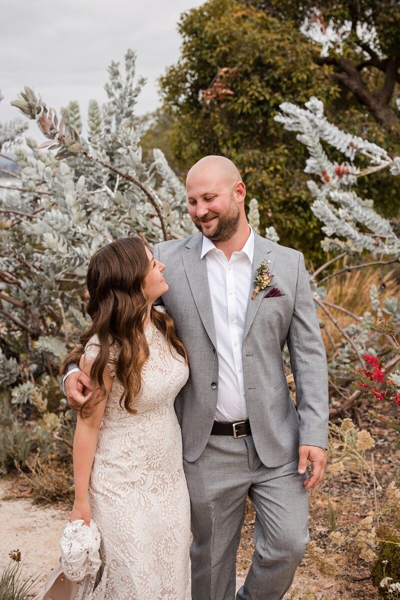 A greenhouse with steps out the front at Adelaide botanic garden