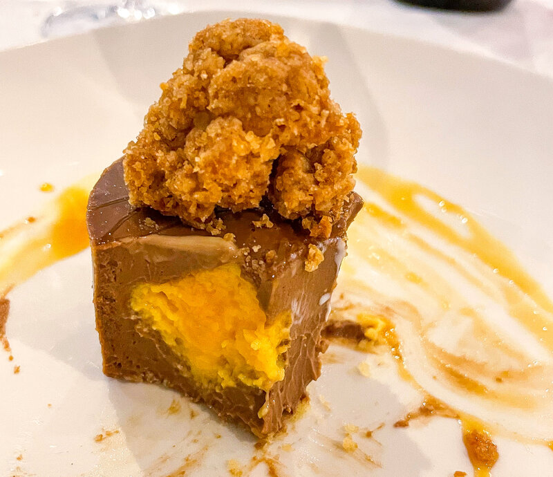 Dessert  at Osteria dell'Arco in Alba, Italy