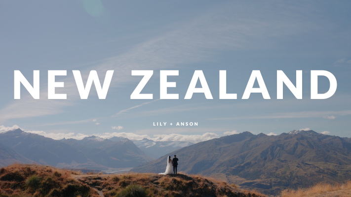 lily and anson's wedding at rippon hall in wanaka new zealand. they caught a helicopter to roy's peak and it is one of our favourite new zealand wedding videos