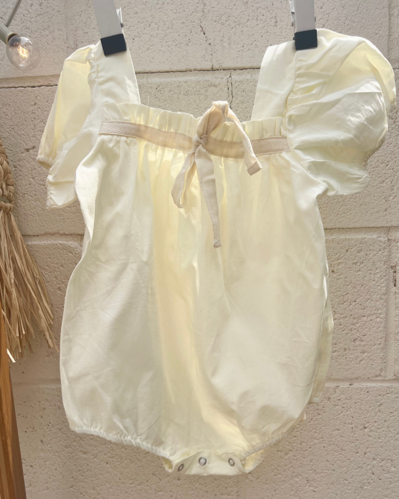 Cream Romper (front)