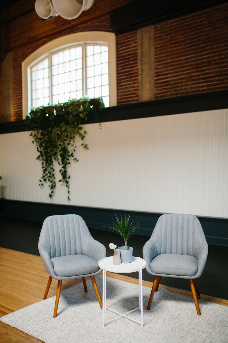 Two luxurious couch and a center table