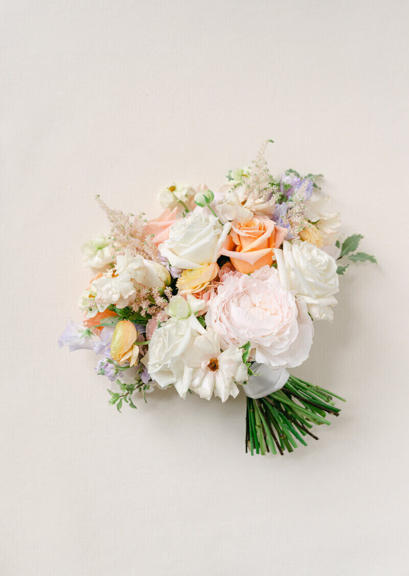 wedding flowers in a bouquet designed by minneapolis wedding florist