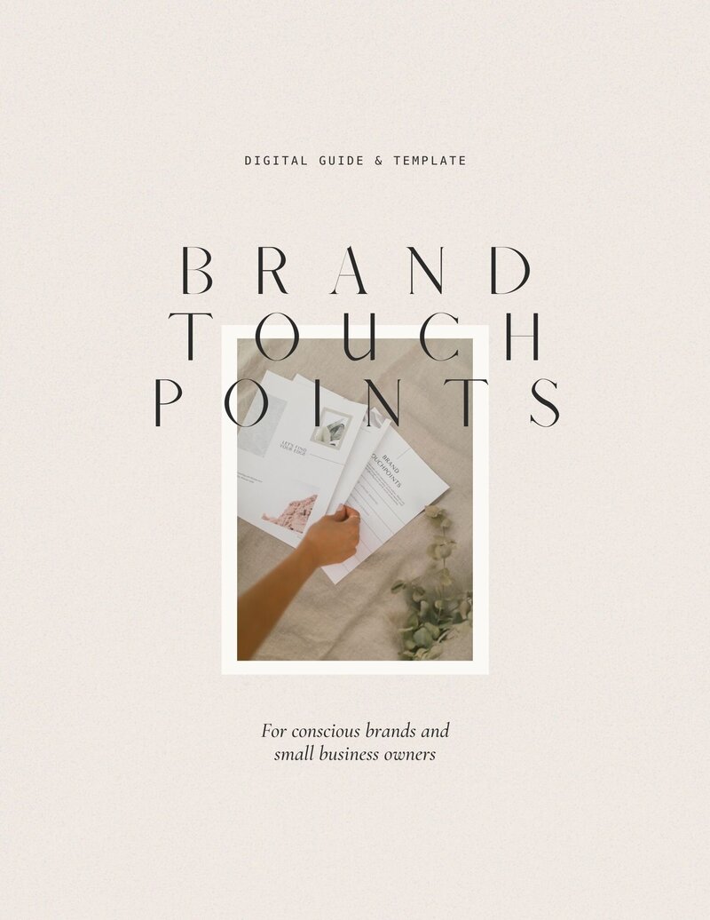 Digital Guidebook — Brand Touchpoints Template