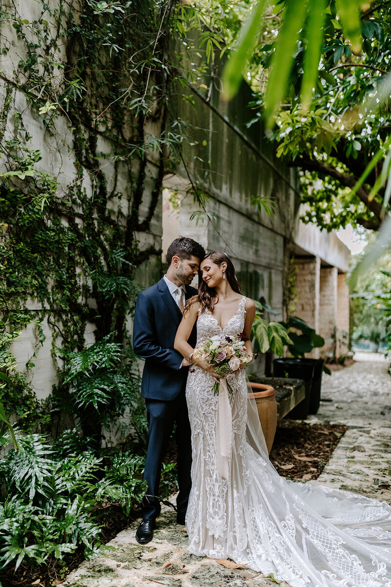 M&C Posing and holding each other ready for their ceremony.