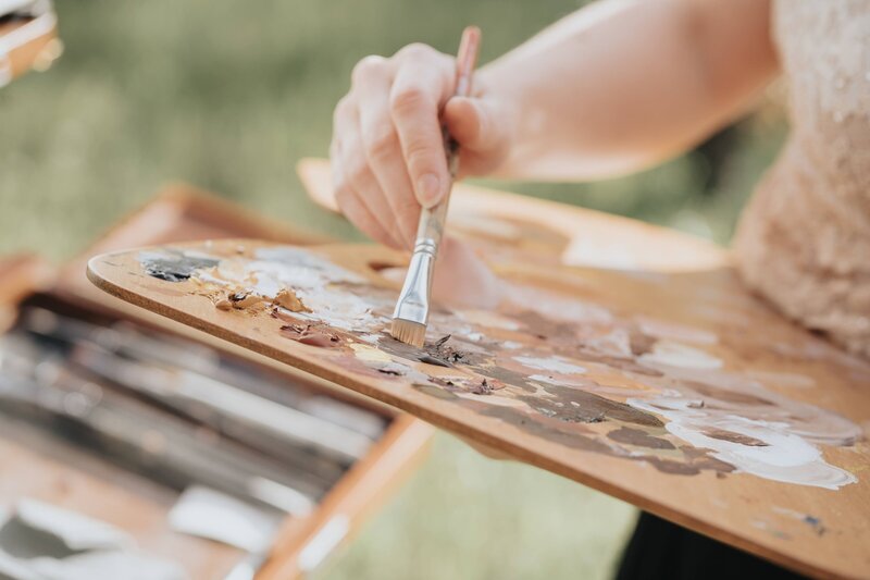 Emily Paints Events Ontario Live Wedding Painter