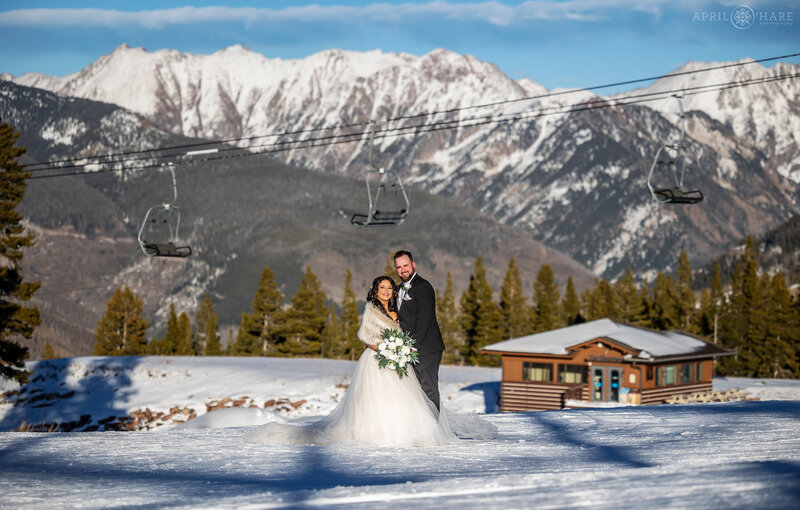 Winter Wedding at Vail in Colorado