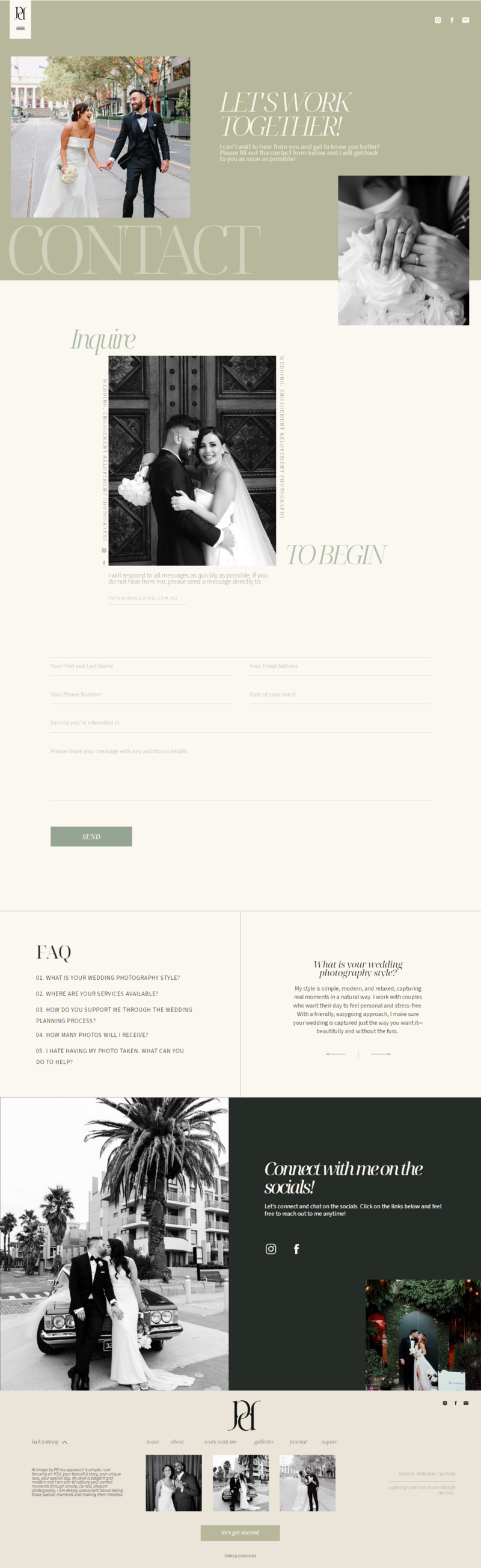 Portfolio project five brand and website mockup5