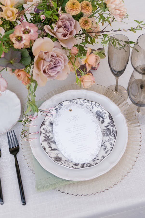 centerpieces for long tables at a wedding reception