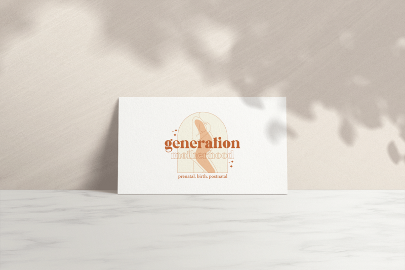 generationM business card mockup