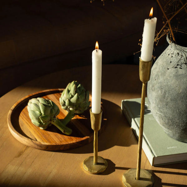 Luna Forged Candlestick S, Gold (2)