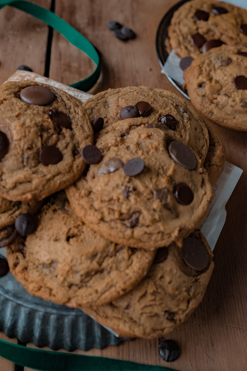 chocolate chunk ginger cookies-10