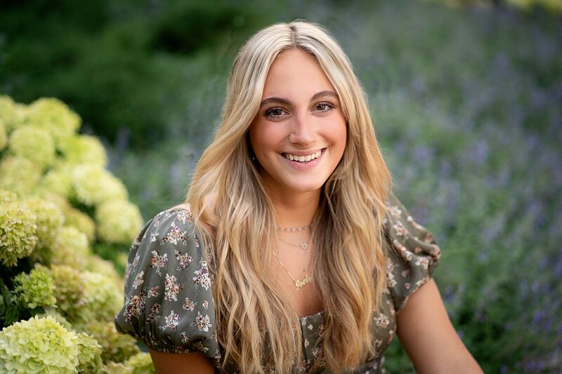 Woman smiling at camera