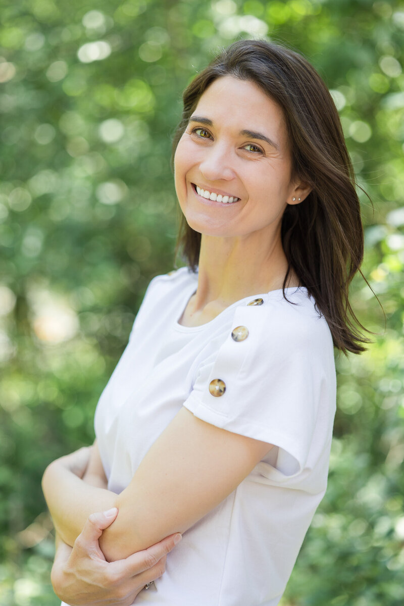 Professional headshot of Michelle Cattelan, owner of Michelle Leigh Photography