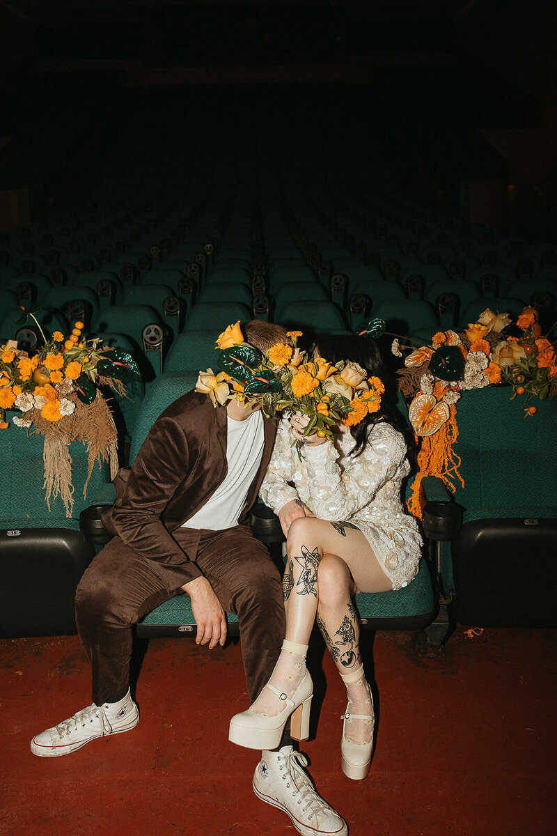 bride and groom at their minnesota wedding