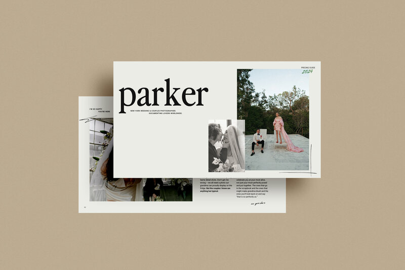 Parker Pricing Guide mockup