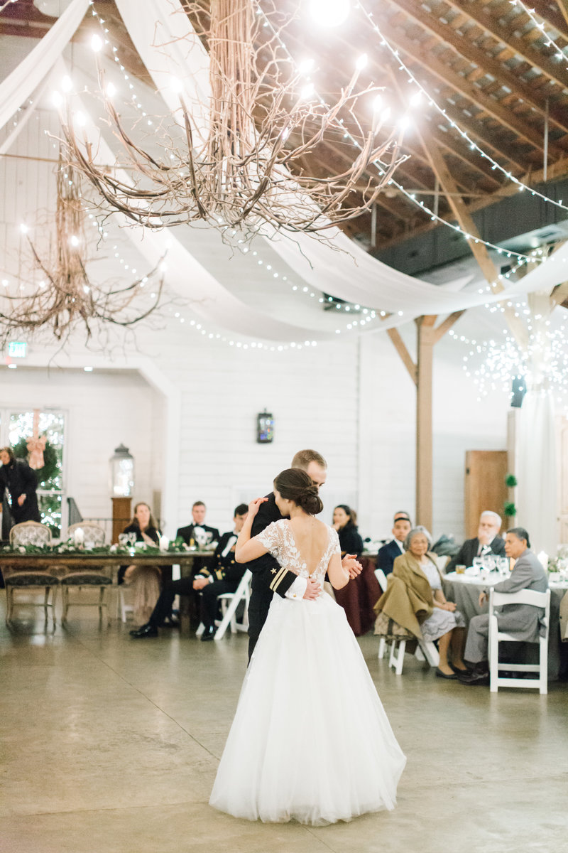 fearrington barn modern wedding