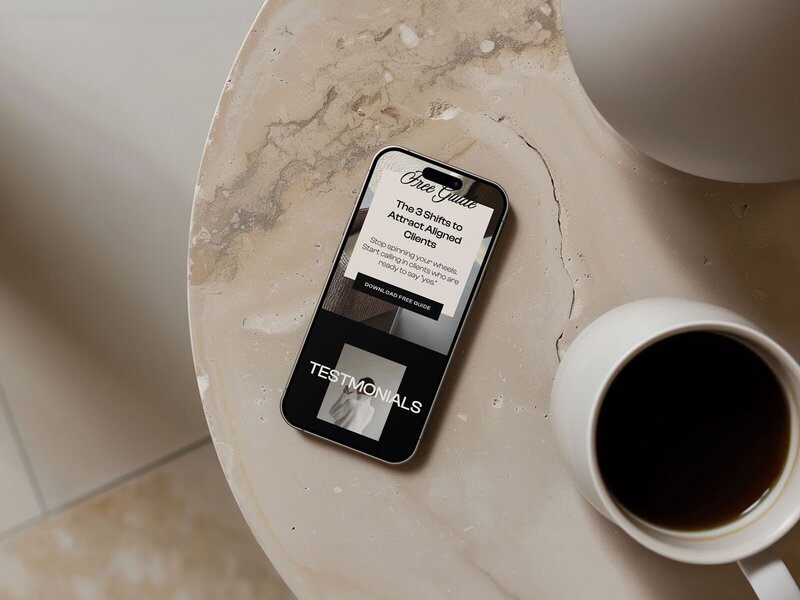 custom webdesign for coaches