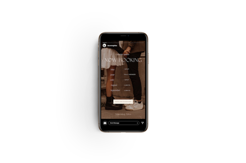 Instagram story template Blooming Bliss 5
