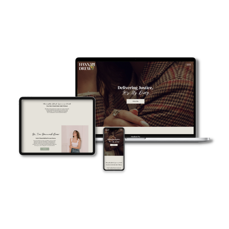 Rocky Green Website Template Home Page Screenshot