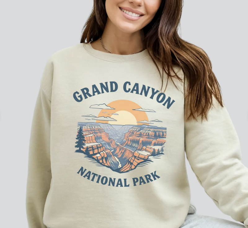 Grand Canyon National Park Sweatshirt - Sand