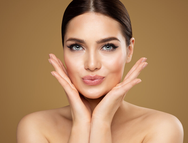 Dermal filler procedure enhancing facial contours at Gloss RVA