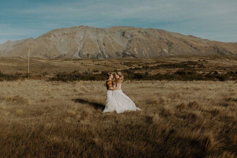 Heli wedding Te Anau Fiordland