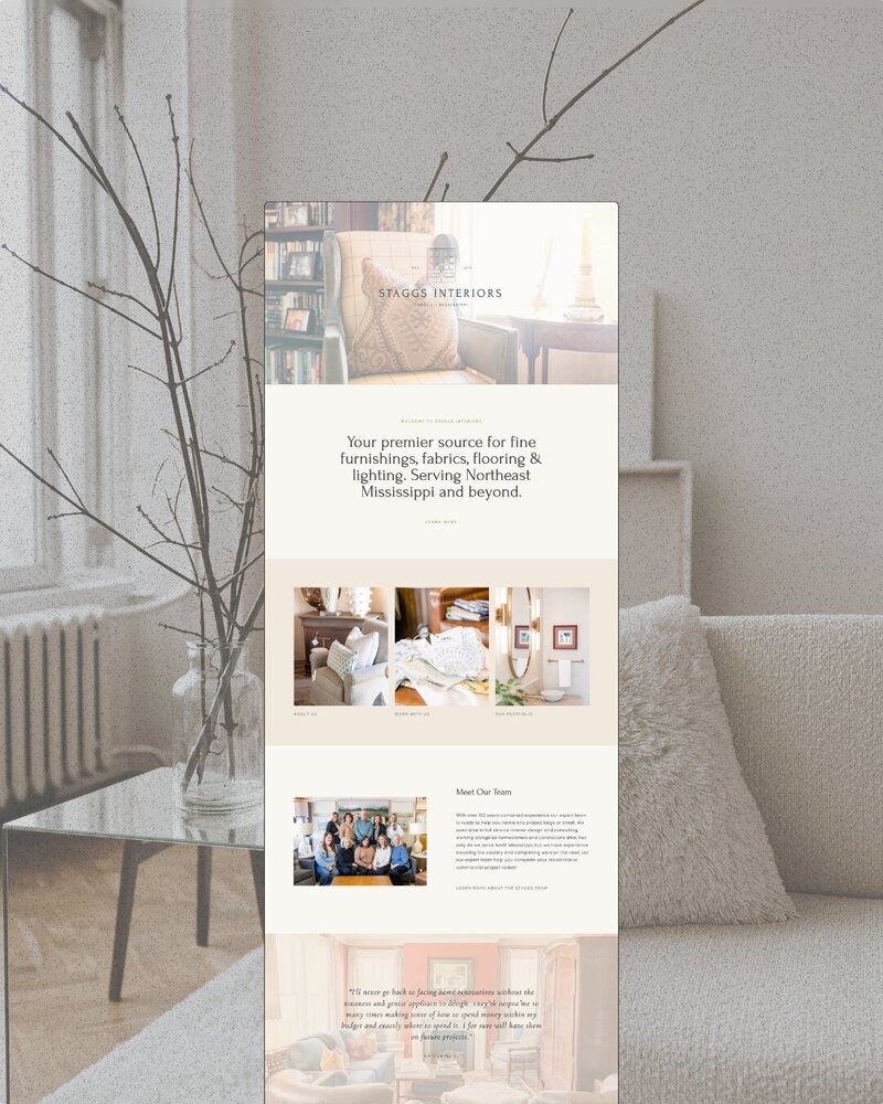 staggs-homepage-screenshot