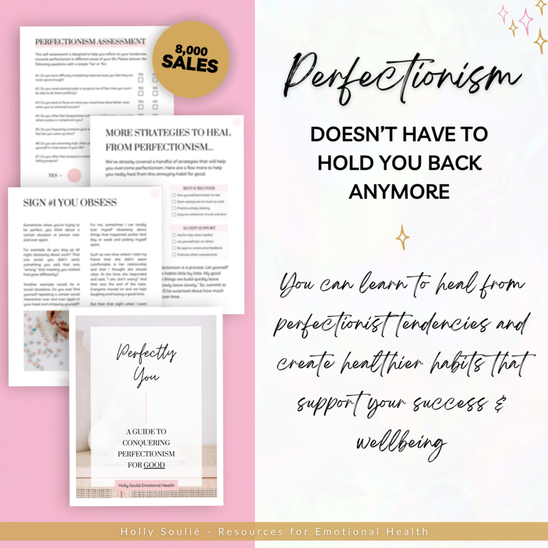 Perfectly You Workbook etsy listing 20233