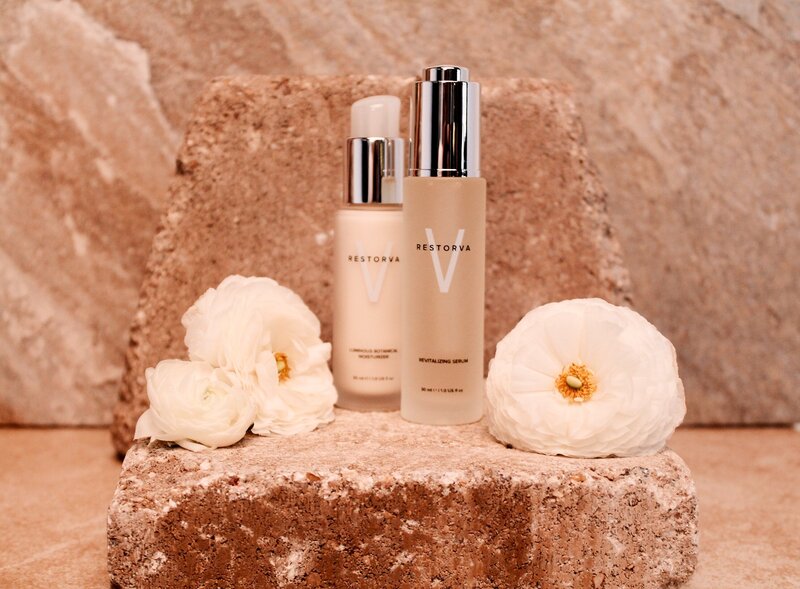 Image of skincare brand styling from Luxury videographer at ADP Studio