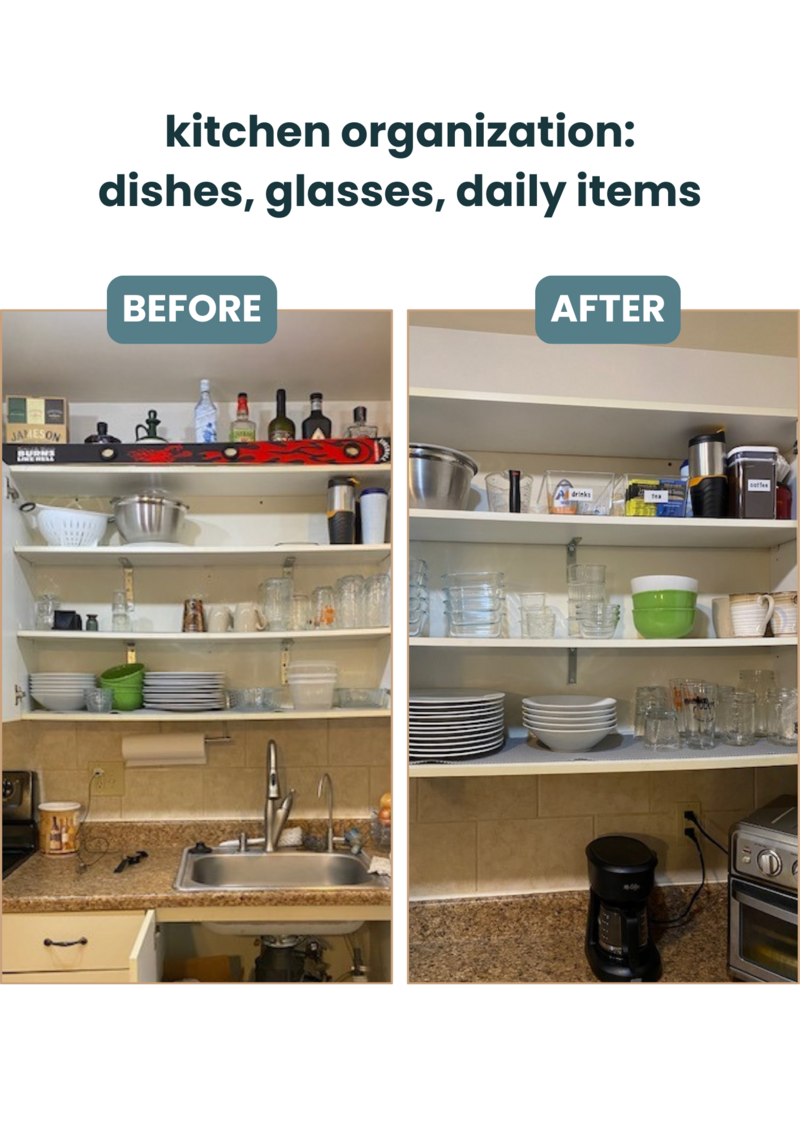 home organization for the kitchen