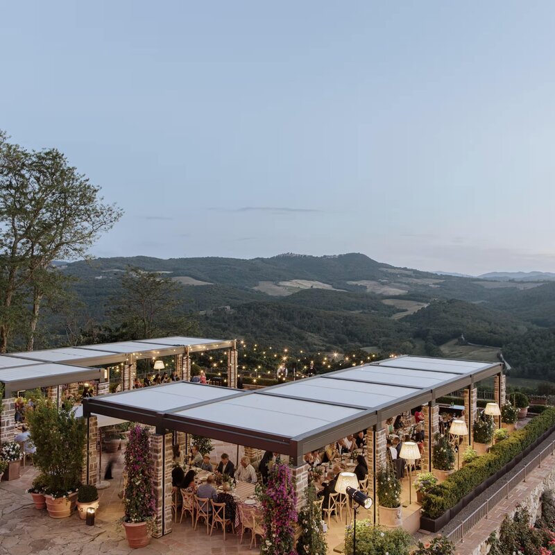 Castello di Casole Tuscany - Panorama Terrace