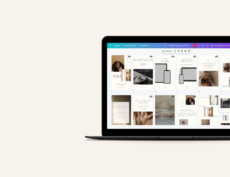 Minimal Instagram templates Wabi Sabi 16