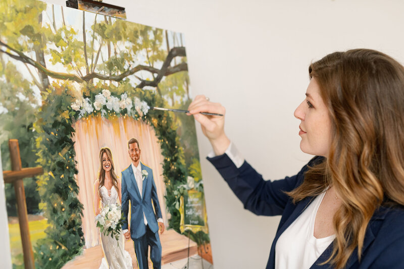 Live Wedding Painting FAQs - Torregrossa Fine Art