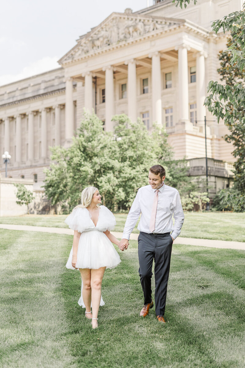 Kentucky State Capitol Engagement Session - Austin and Brooke-19