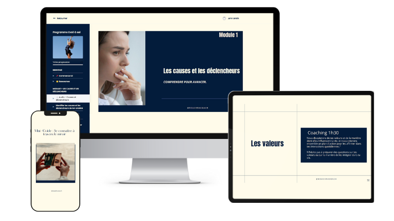 Eveil à soi : modules, audios, exercices pratiques et coaching pour surmonter son anxiété relationnelle