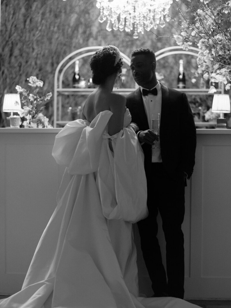 Happy couple on their wedding day