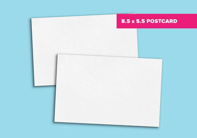 8.5x5.5 postcard