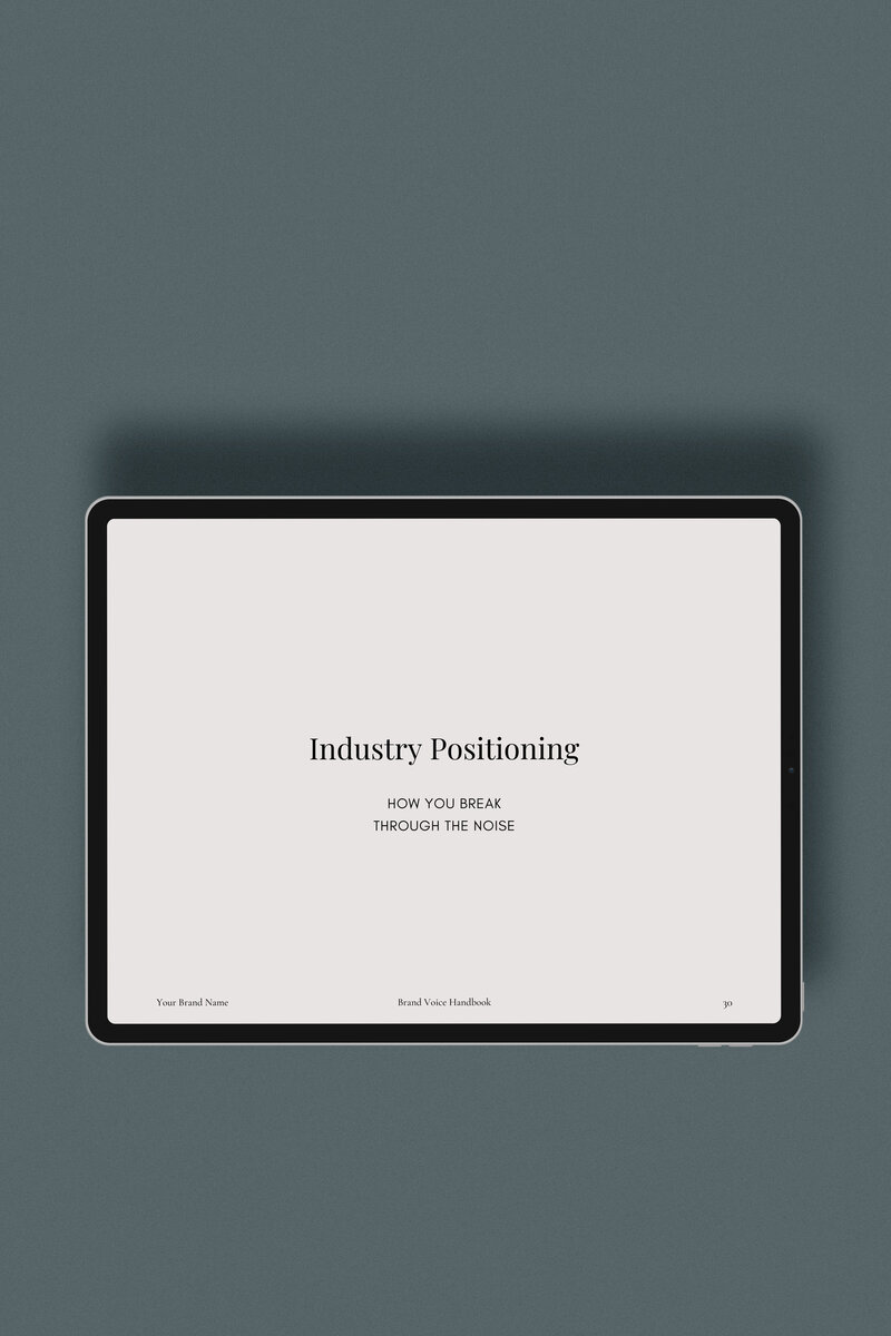 Industry-positioning
