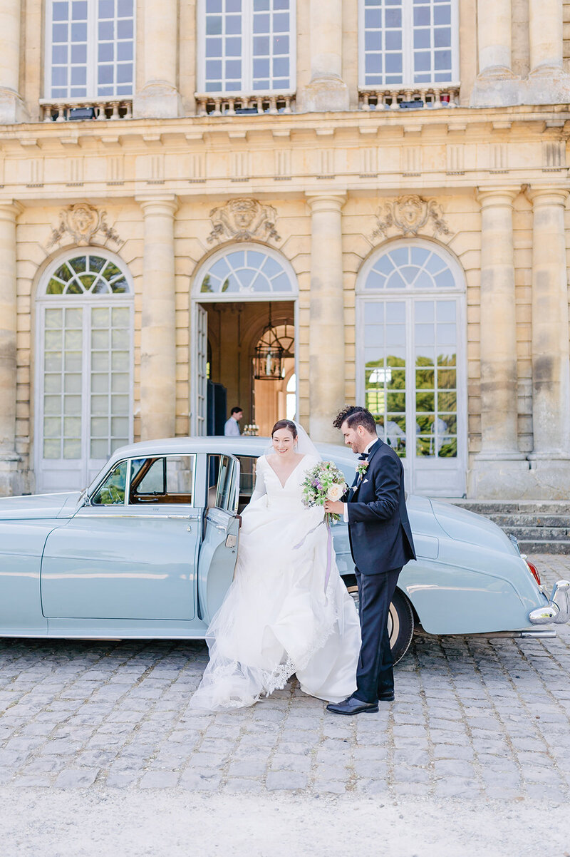 Morgane Ball photographer Wedding Chateau de Champlatreux Paris France  reception